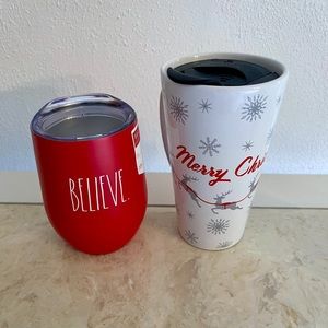 NWT- Rae Dunn wine tumbler and Coffee mug bundle